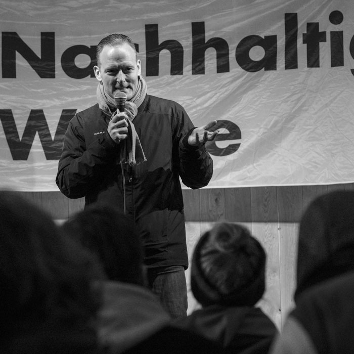 Bühnenauftritt Fred Mac Farland - Poetry Slam Zürich